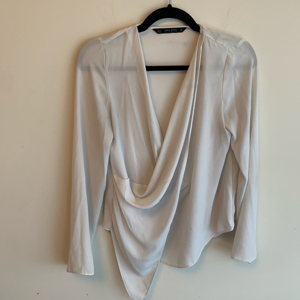 Zara Draped Blouse
